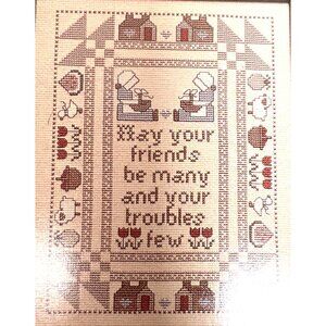 Cross N Patch "Plain And Simple" Alphabet Goose Sampler Pattern